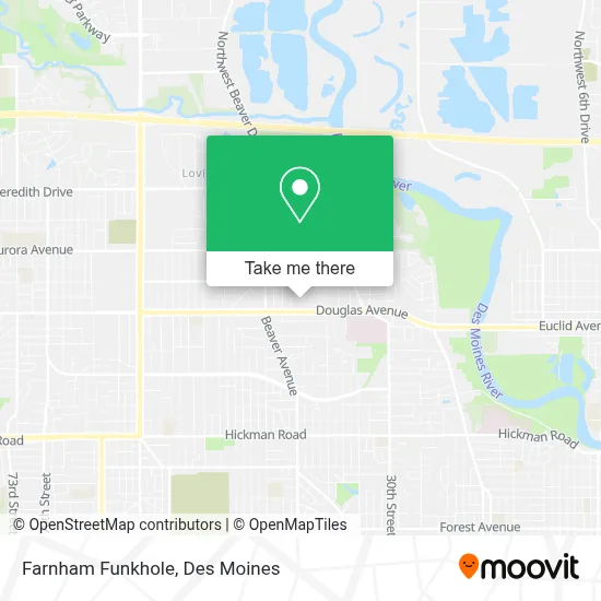 Farnham Funkhole map