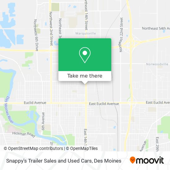 Snappy's Trailer Sales and Used Cars map