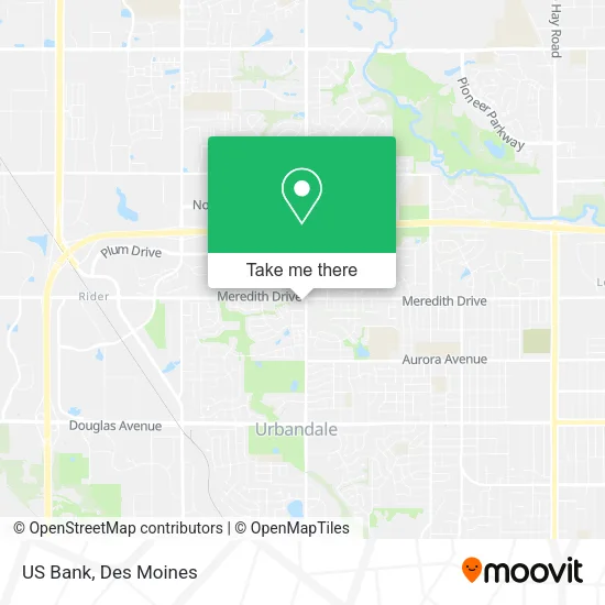 US Bank map