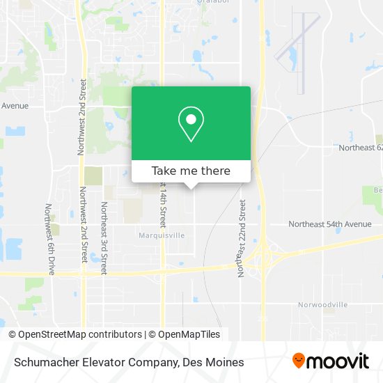 Schumacher Elevator Company map