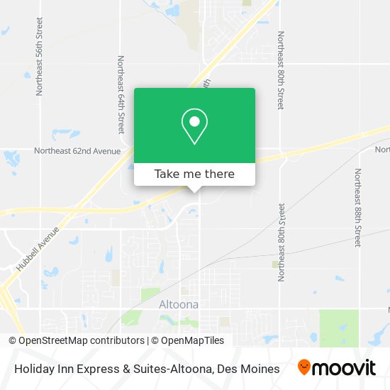 Holiday Inn Express & Suites-Altoona map