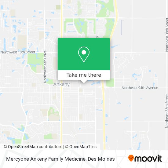 Mercyone Ankeny Family Medicine map