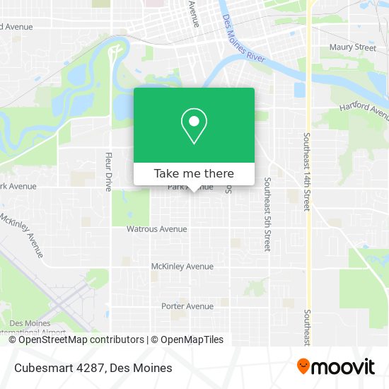 Mapa de Cubesmart 4287
