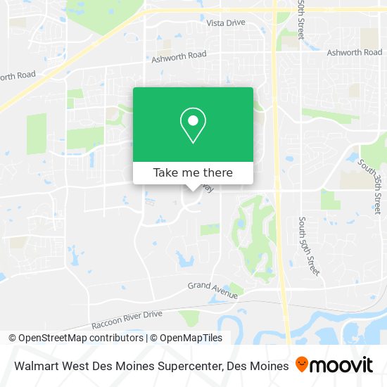 Walmart West Des Moines Supercenter map