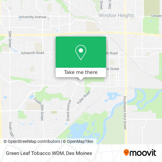Green Leaf Tobacco WDM map