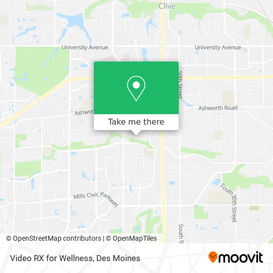 Video RX for Wellness map