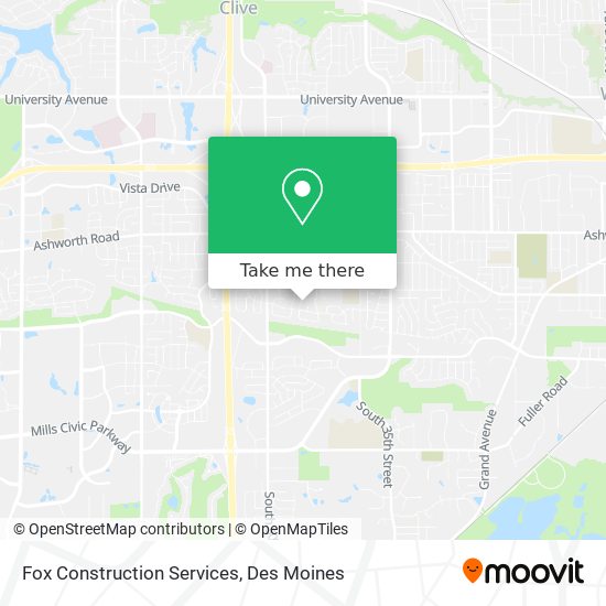 Fox Construction Services map