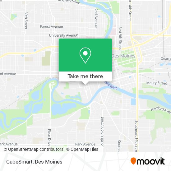 Mapa de CubeSmart