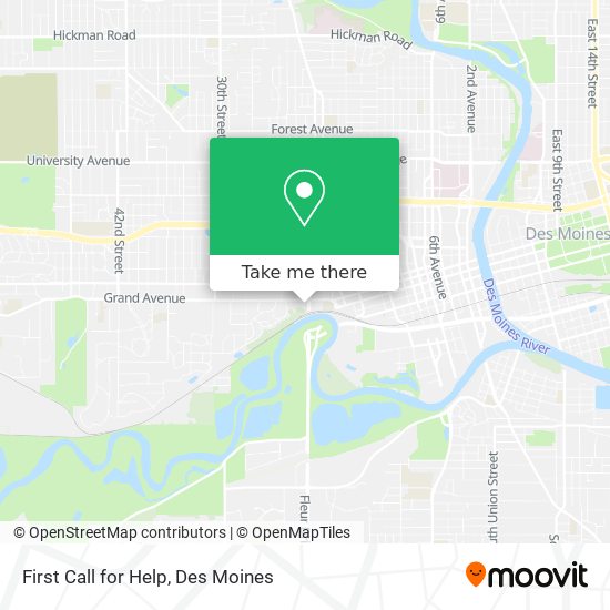First Call for Help map
