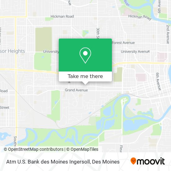 Mapa de Atm U.S. Bank des Moines Ingersoll