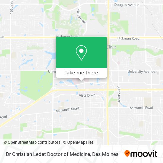 Dr Christian Ledet Doctor of Medicine map