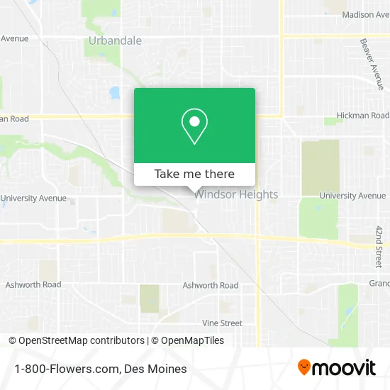 1-800-Flowers.com map