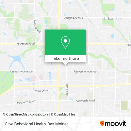 Clive Behavioral Health map