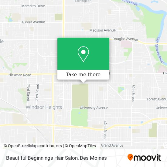 Beautiful Beginnings Hair Salon map