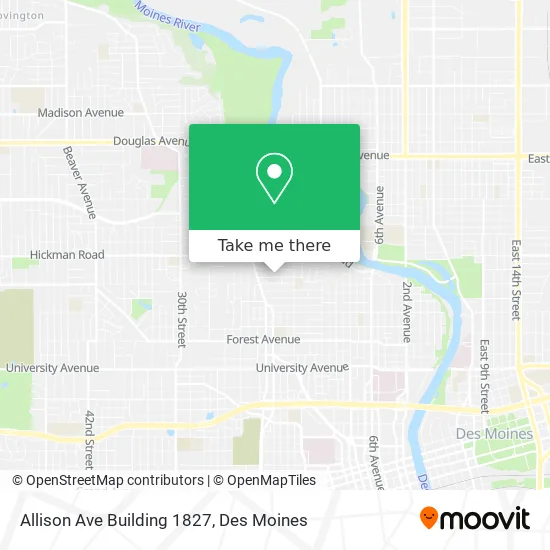 Mapa de Allison Ave Building 1827