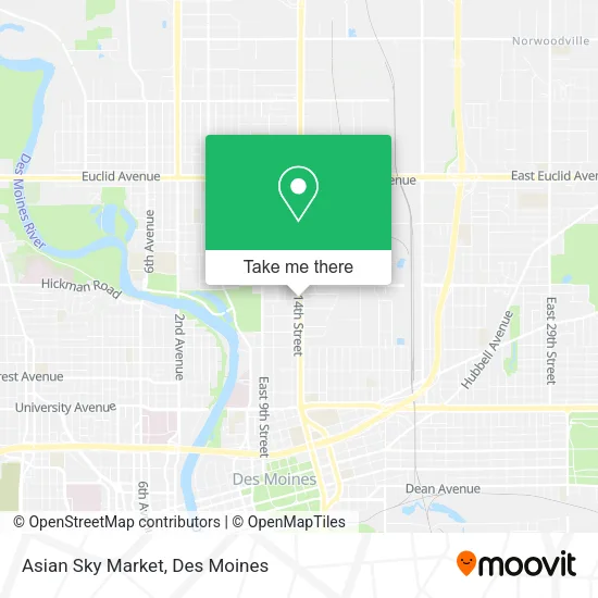 Asian Sky Market map