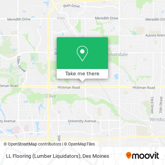 Mapa de LL Flooring (Lumber Liquidators)