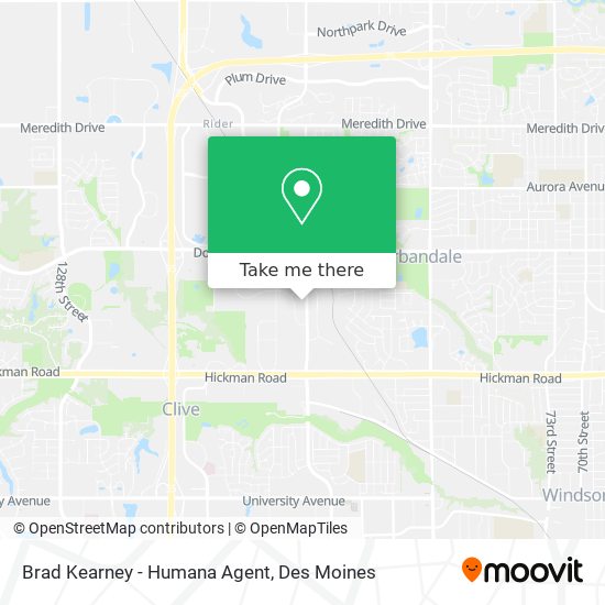 Brad Kearney - Humana Agent map