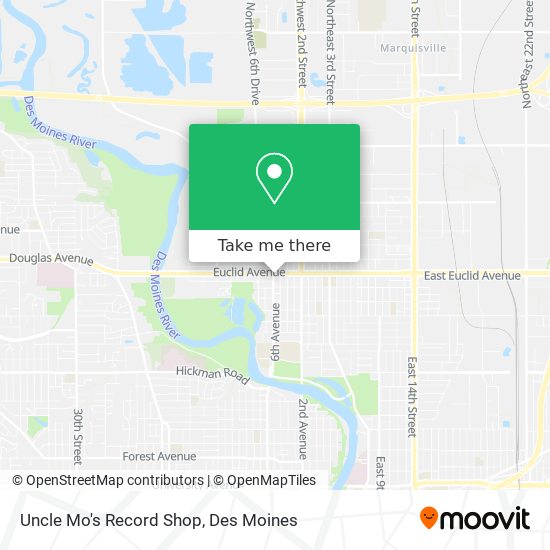 Uncle Mo's Record Shop map