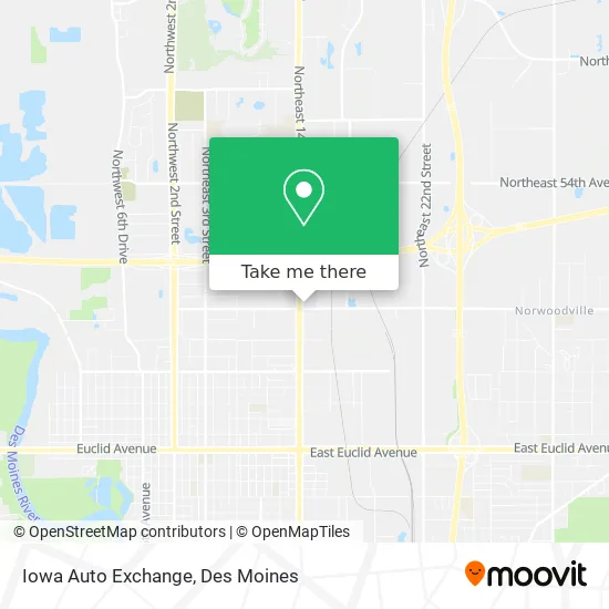 Iowa Auto Exchange map