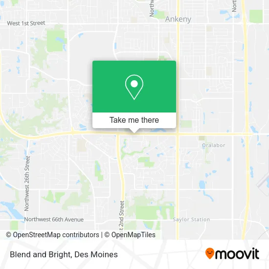 Mapa de Blend and Bright
