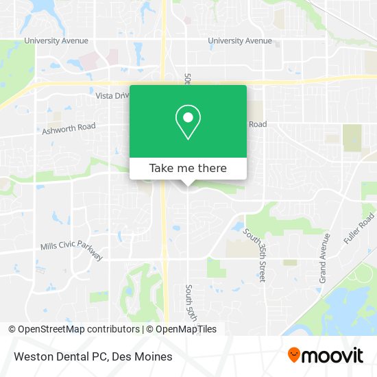 Mapa de Weston Dental PC