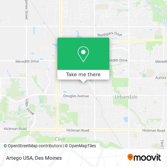 Artego USA map