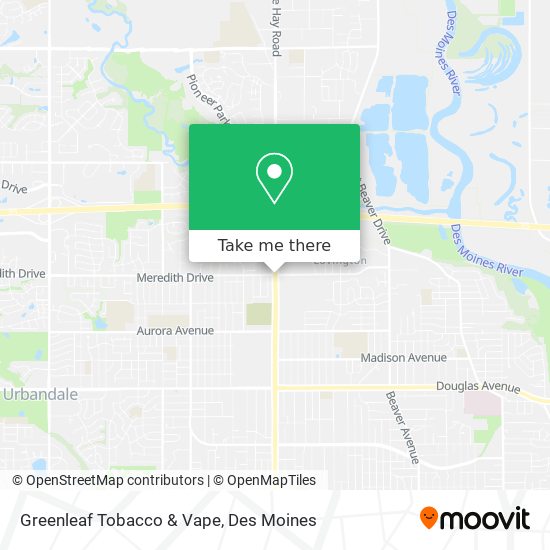 Greenleaf Tobacco & Vape map