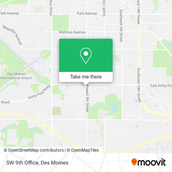 Mapa de SW 9th Office