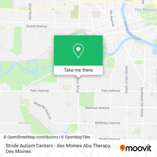 Stride Autism Centers - des Moines Aba Therapy map