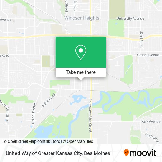 United Way of Greater Kansas City map