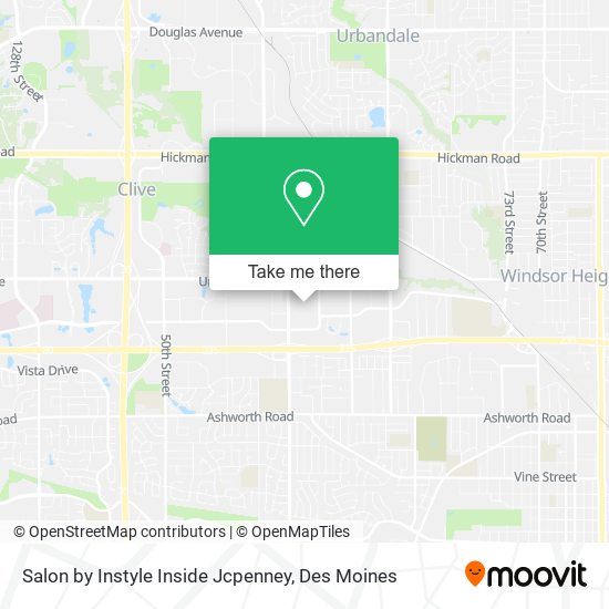 Salon by Instyle Inside Jcpenney map