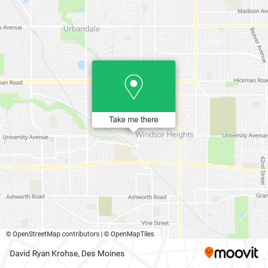David Ryan Krohse map