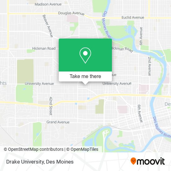 Mapa de Drake University