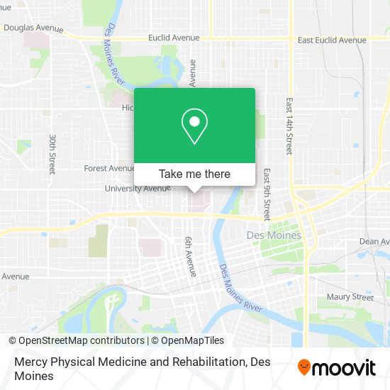 Mercy Physical Medicine and Rehabilitation map