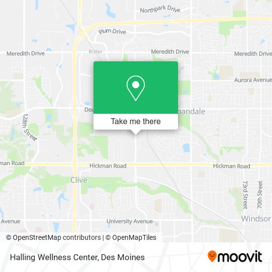 Halling Wellness Center map