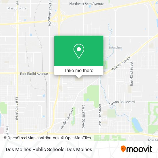 Des Moines Public Schools map