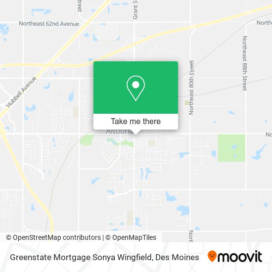 Mapa de Greenstate Mortgage Sonya Wingfield