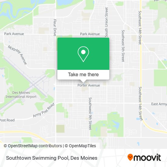 Southtown Swimming Pool map