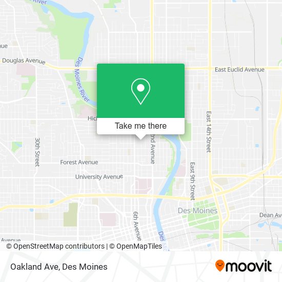 Mapa de Oakland Ave