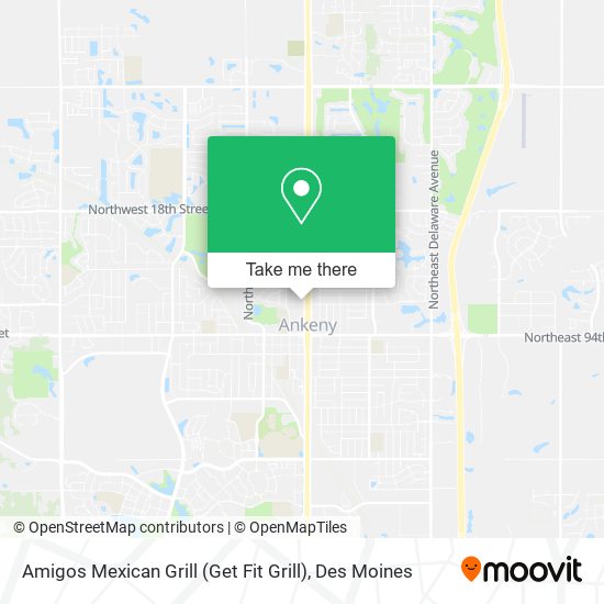 Amigos Mexican Grill (Get Fit Grill) map