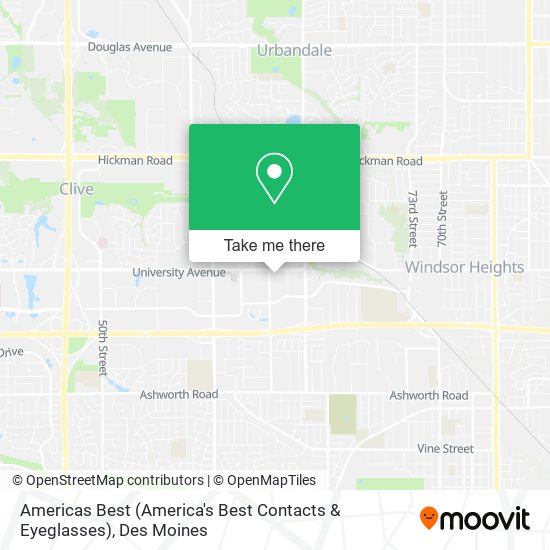 Americas Best (America's Best Contacts & Eyeglasses) map