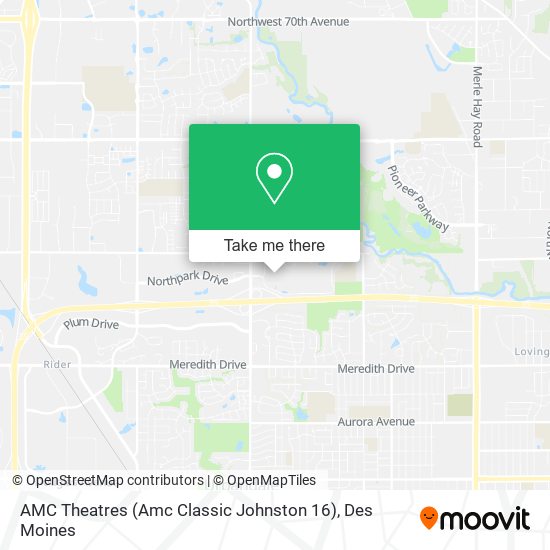 AMC Theatres (Amc Classic Johnston 16) map