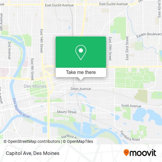 Capitol Ave map