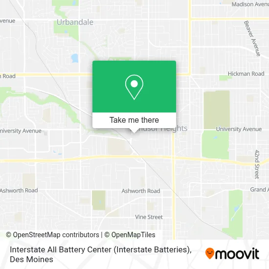 Interstate All Battery Center (Interstate Batteries) map