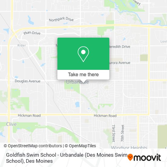 Mapa de Goldfish Swim School - Urbandale (Des Moines Swim School)