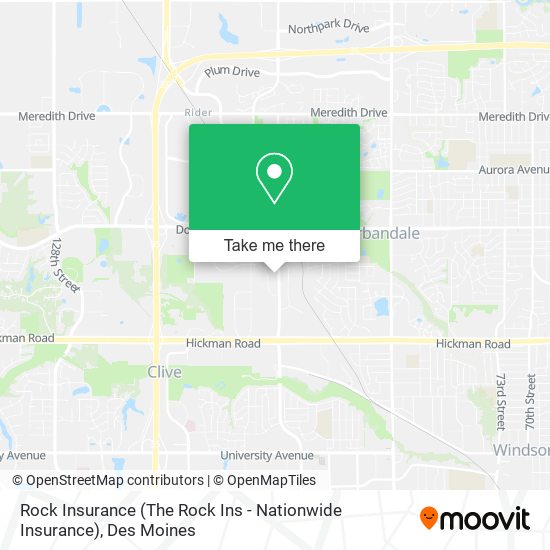 Rock Insurance (The Rock Ins - Nationwide Insurance) map