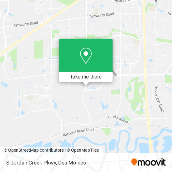 S Jordan Creek Pkwy map