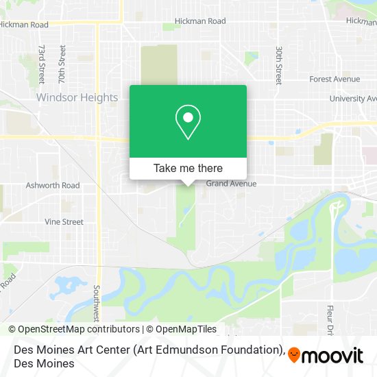 Des Moines Art Center (Art Edmundson Foundation) map