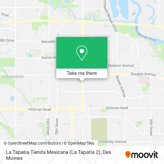 La Tapatia Tienda Mexicana (La Tapatia 2) map
